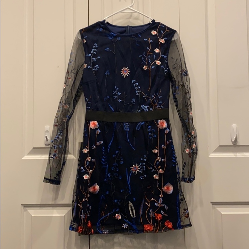 Floral long sleeve dress
